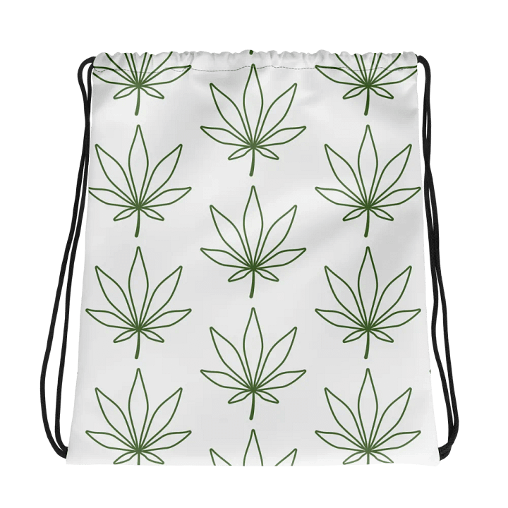 Cannabis Leaf Drawstring Bag product image (1)
