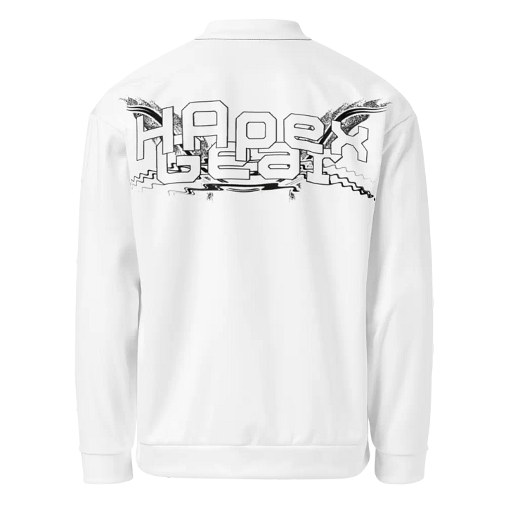 White HApex Gear Black Logo - White - Bomber Jacket product image (2)
