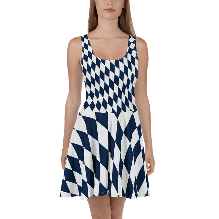 Illusionary Wavelengths Skater Dress product image (2)