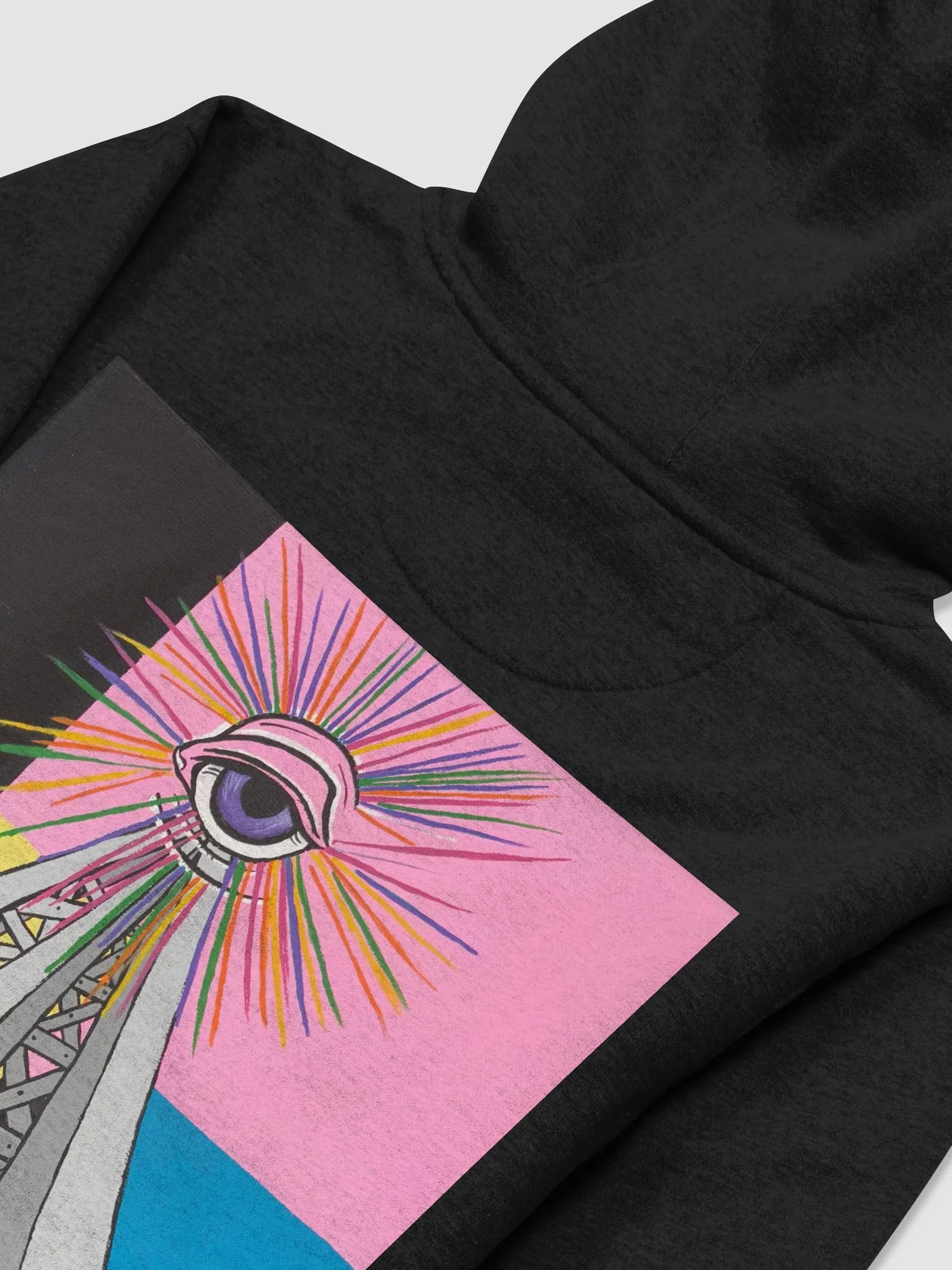 Unisex PWR Radio Tower Black Hoodie product image (4)