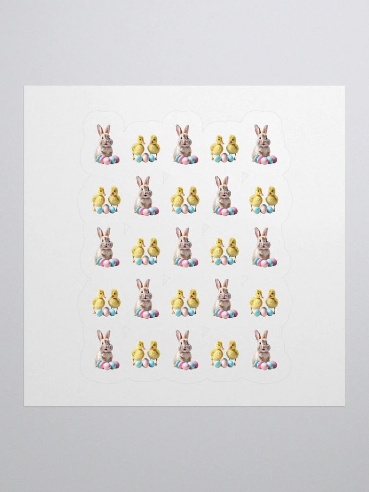 Easter Bunny & Chicks Sticker Pack product image (4)