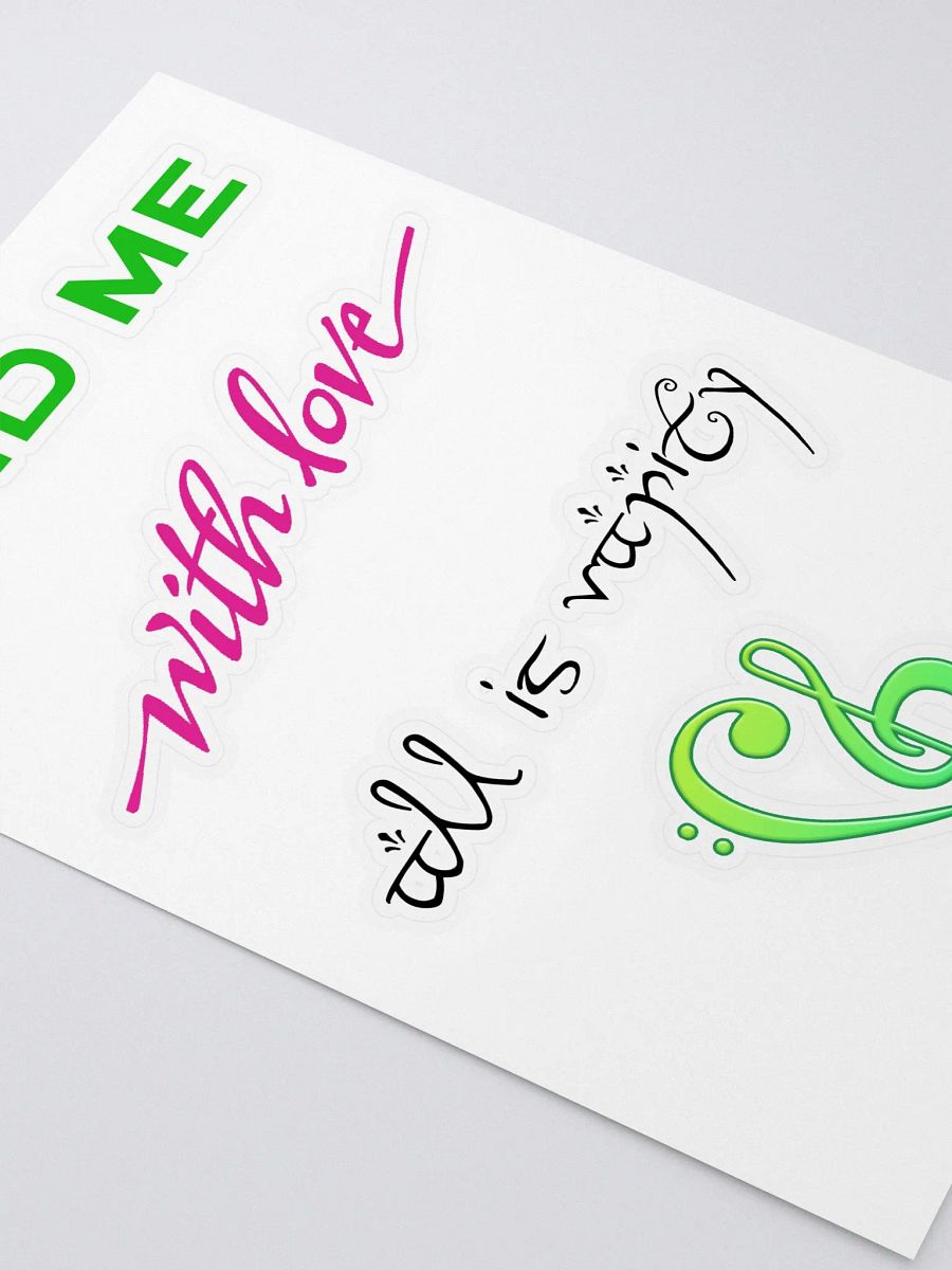 Grimmie Albums Sticker Sheet product image (2)