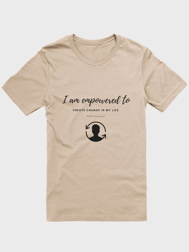 I am empowered to Dark Unisex Super soft T-Shirt product image (1)