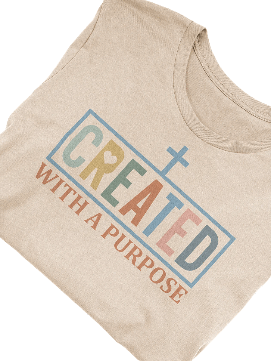 Created With A Purpose T-Shirt product image (6)