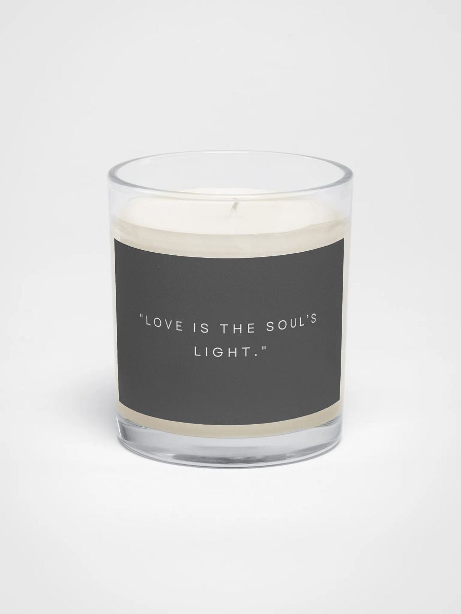Love Is The Soul's Light. Soy Wax Candle product image (1)