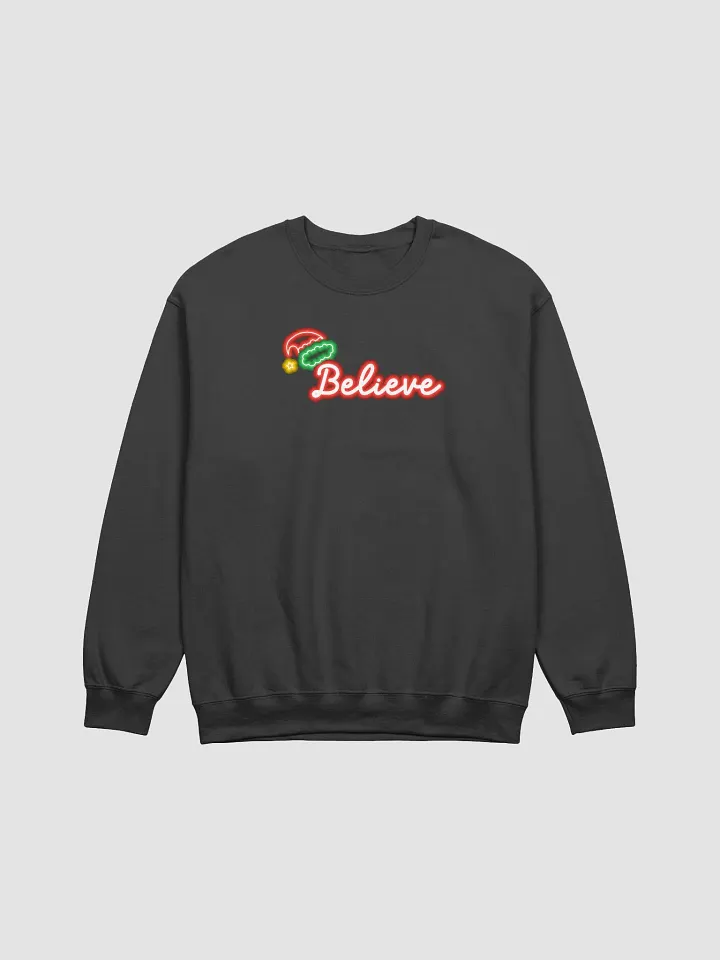 Neon Christmas Believe Sweatshirt 3544 product image (1)