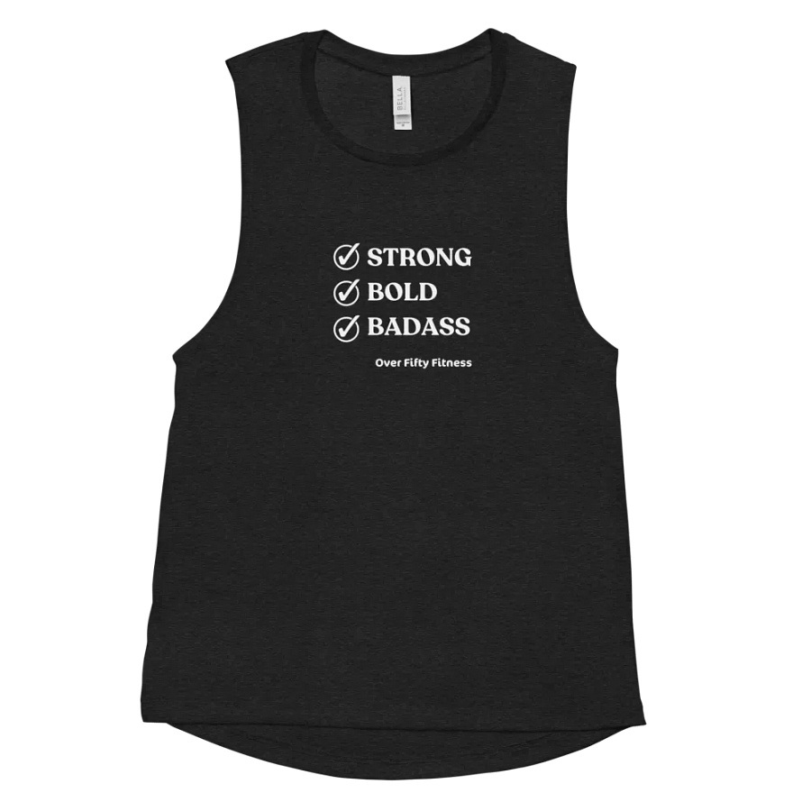 Badass - tank (white lettering) product image (13)