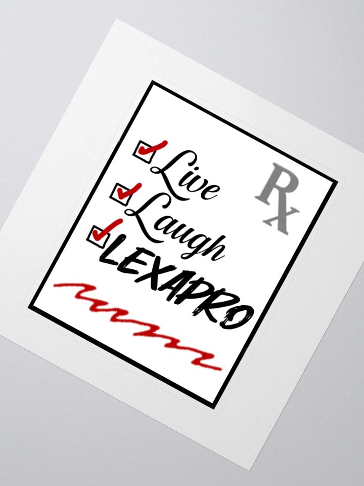 Live Laugh Lexapro (sticker) product image (2)