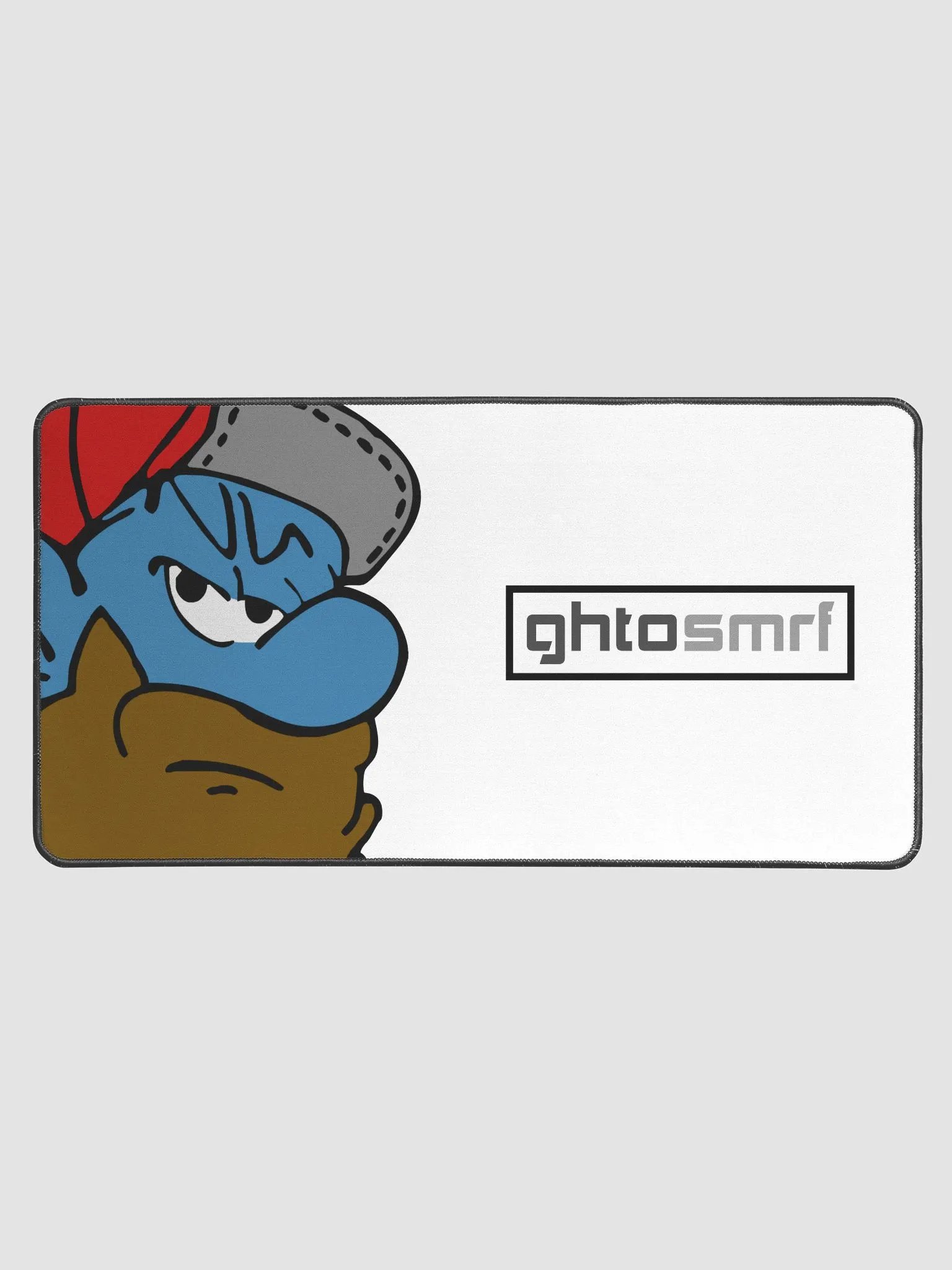 Smurf Logo Desk Mat product image (1)
