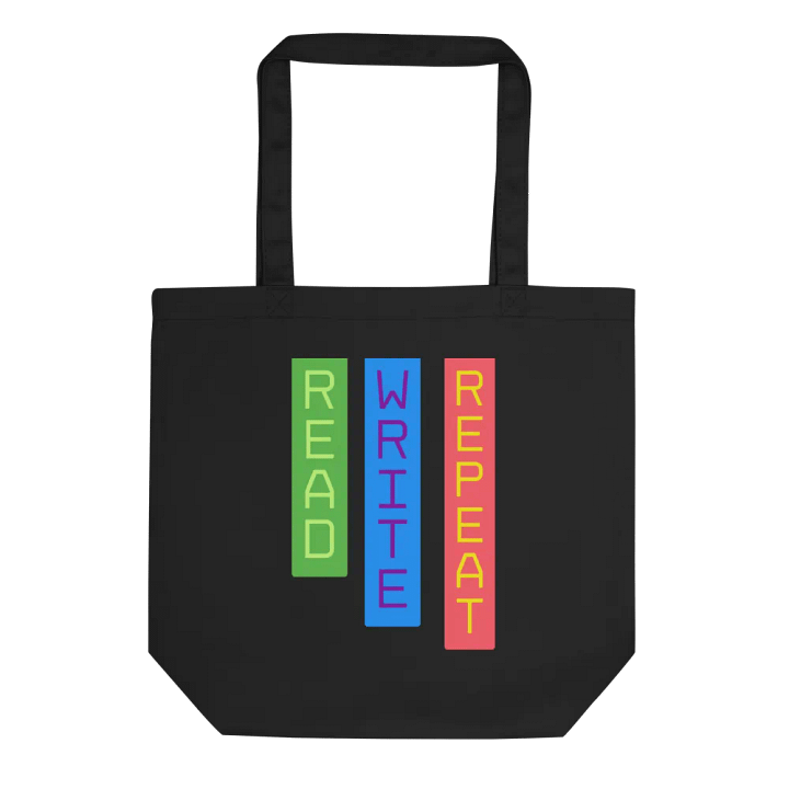 Read, Write, Repeat Tote Bag product image (2)