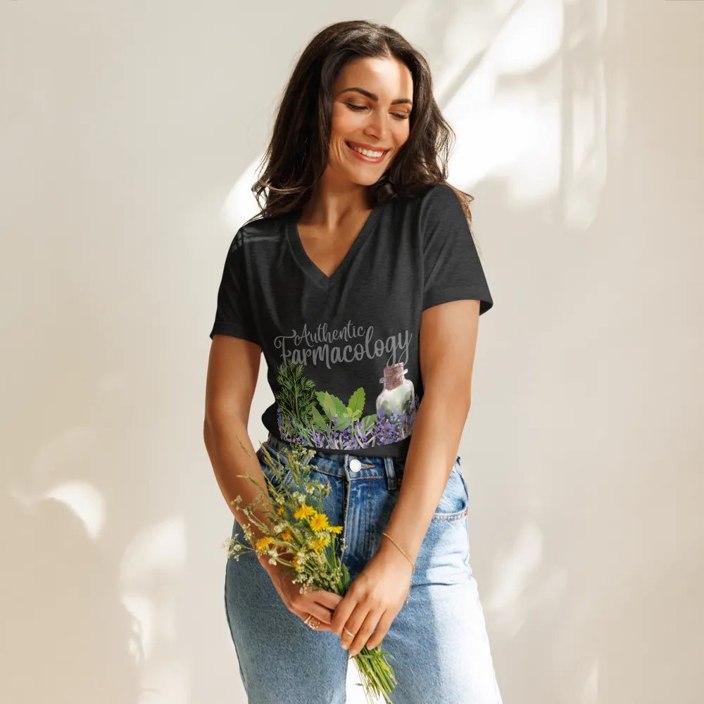 Natural Health Solutions V-Neck Tee product image (37)