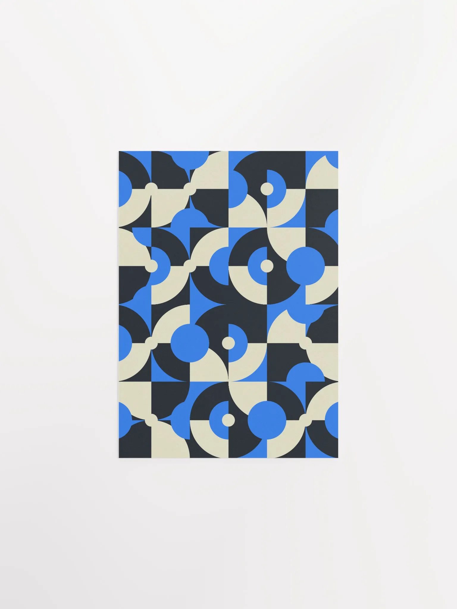 Blue Geometric Pattern Print product image (3)