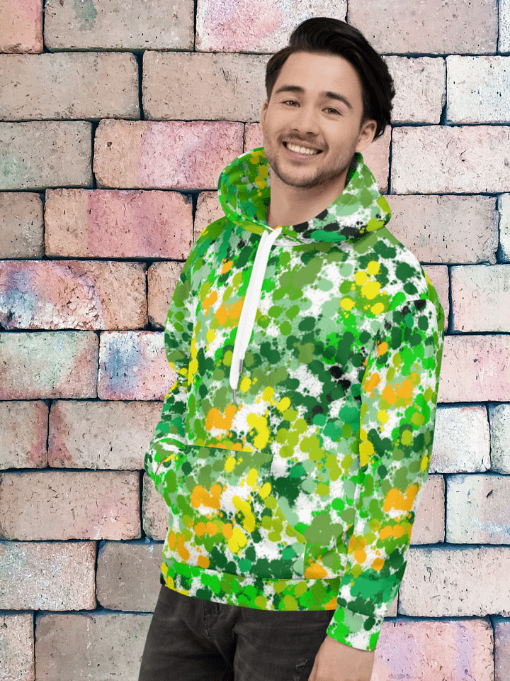 Green Splotches Hoodie product image (1)