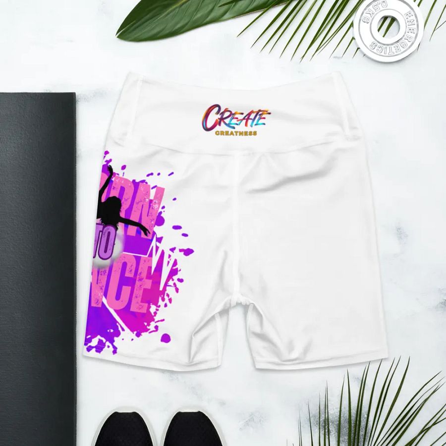 Energetic Born to Dance Her Silhouette Expression Shorts product image (5)