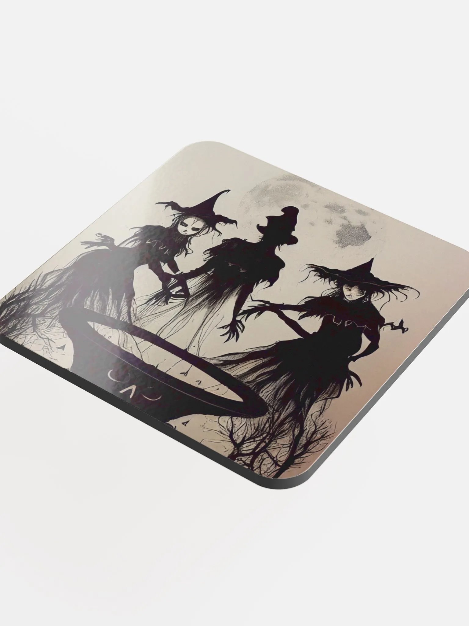 Mystical Witches' Cauldron Cork Coaster product image (4)