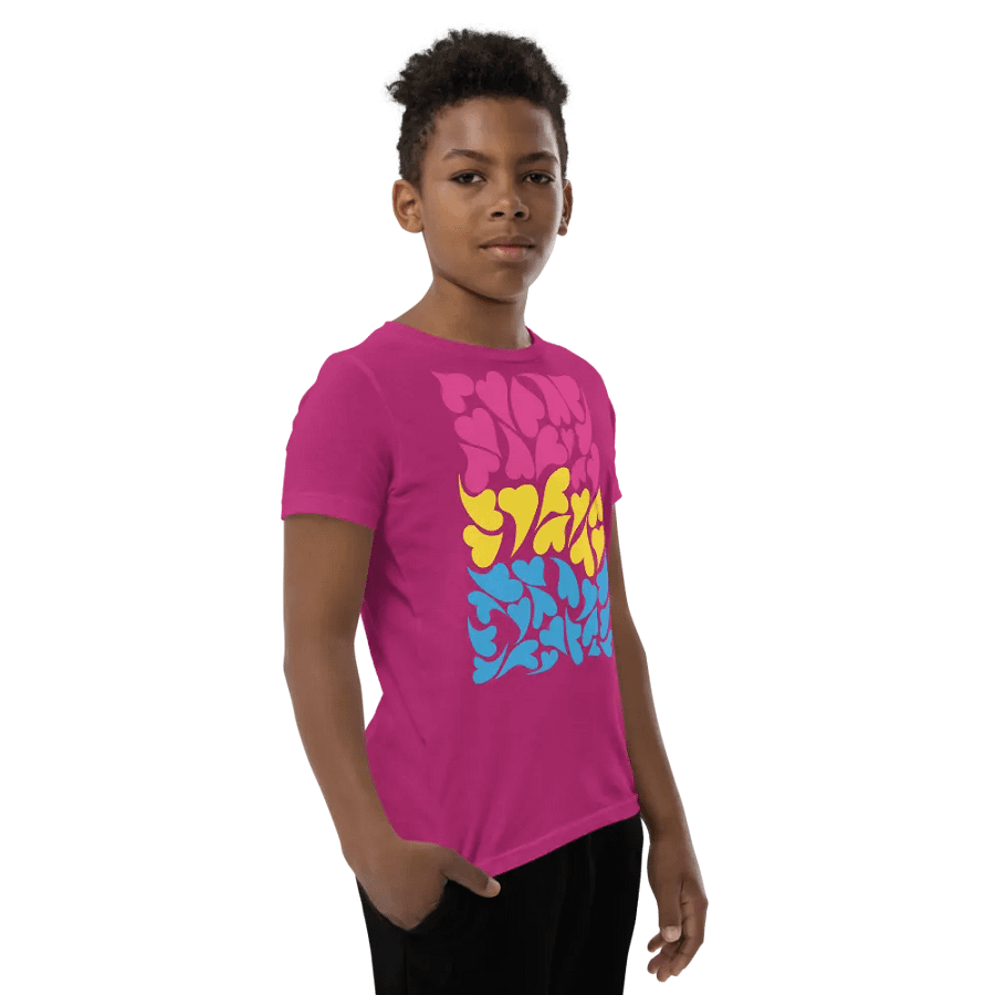 Nestled PRIDE Pansexual T-shirt (Youth) product image (38)