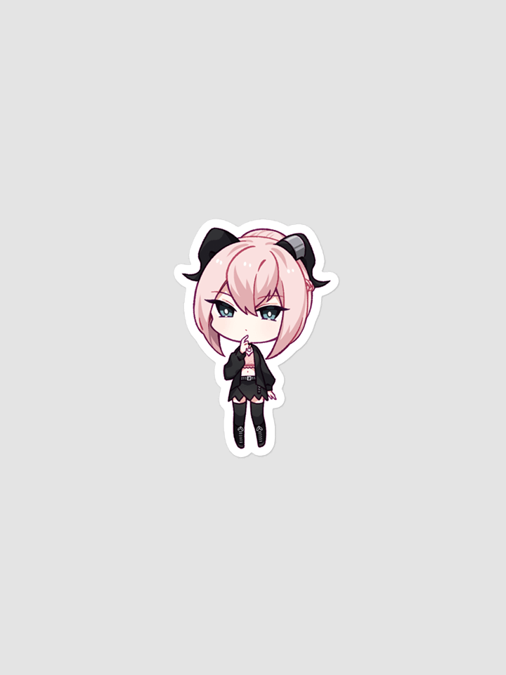 Confused Chibi Bubble-Free Sticker product image (1)