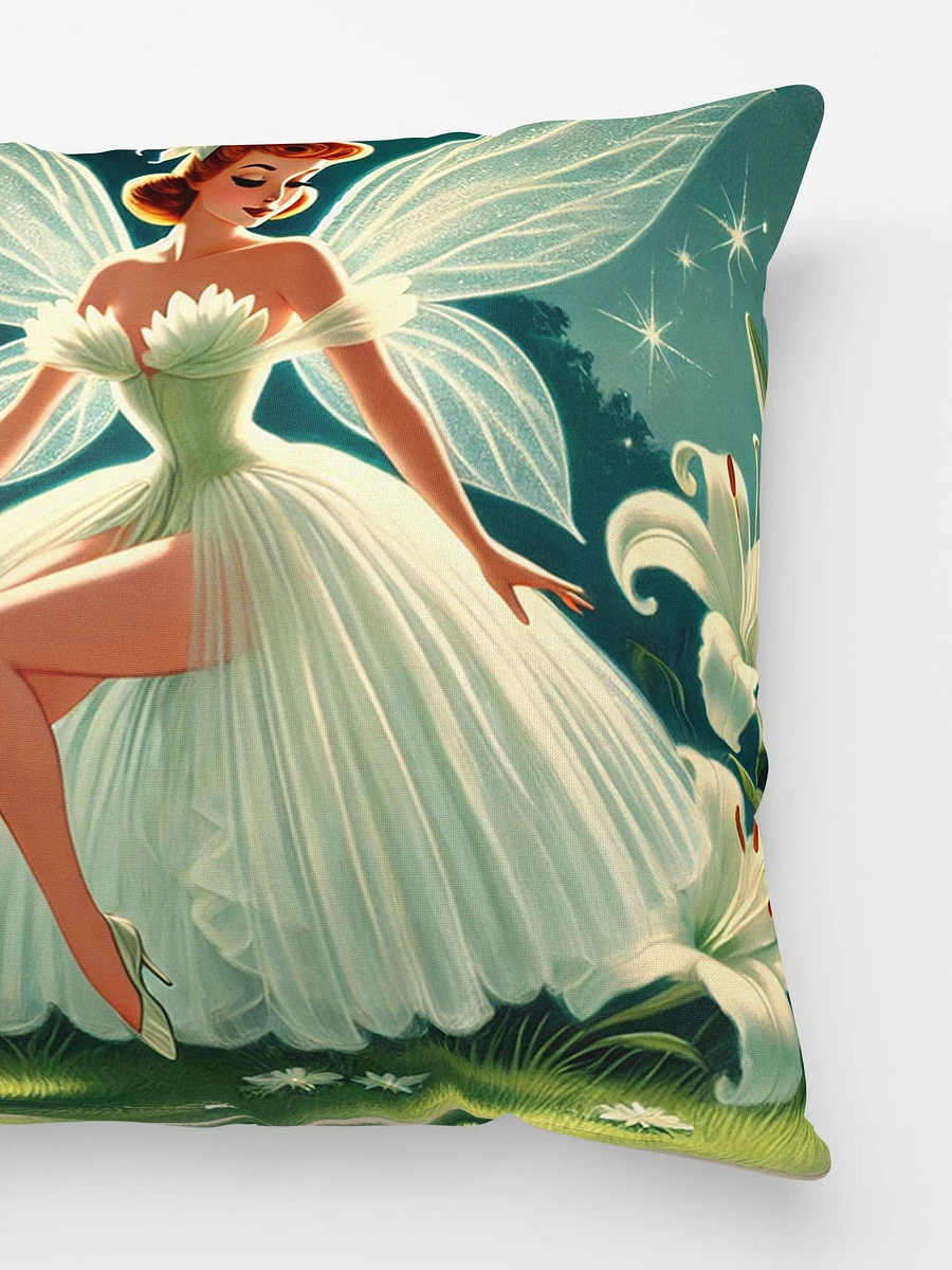 Whimsical Lily Fairy Enchanted Garden Pillow product image (3)