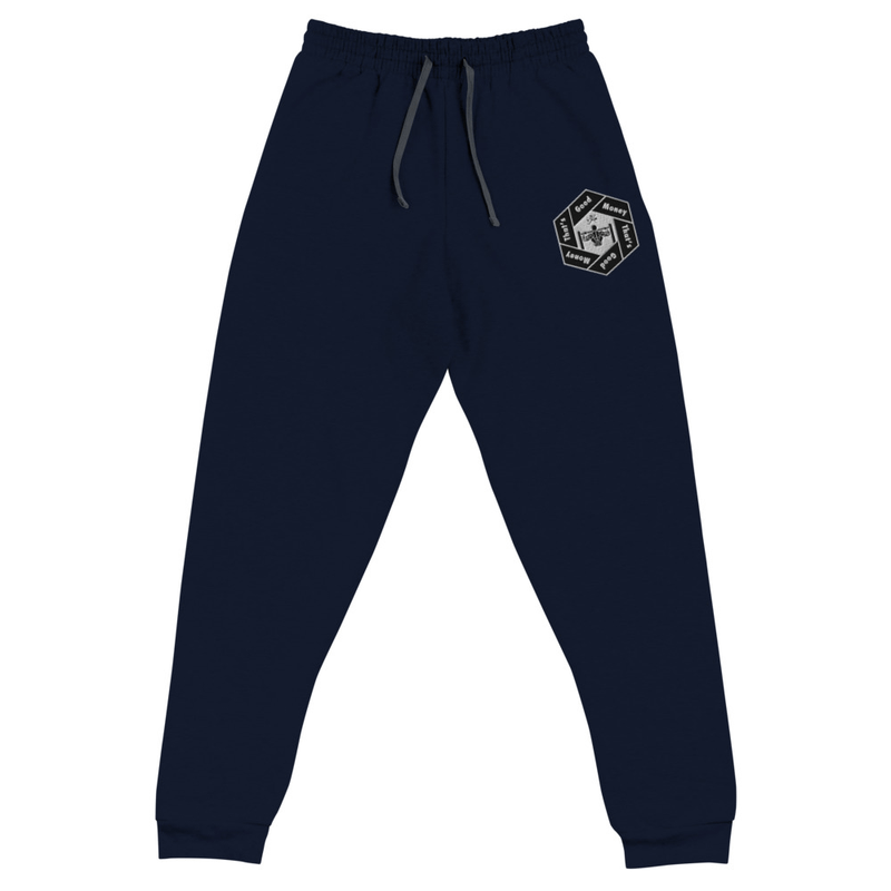 That's Good Money Embroidered Joggers - Navy product image (1)