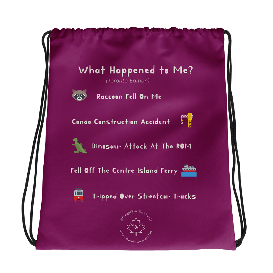 WHAT HAPPENED TO ME ? (TorontoEdition): String Backpack, TiLite Ultraviolet Purple product image (1)
