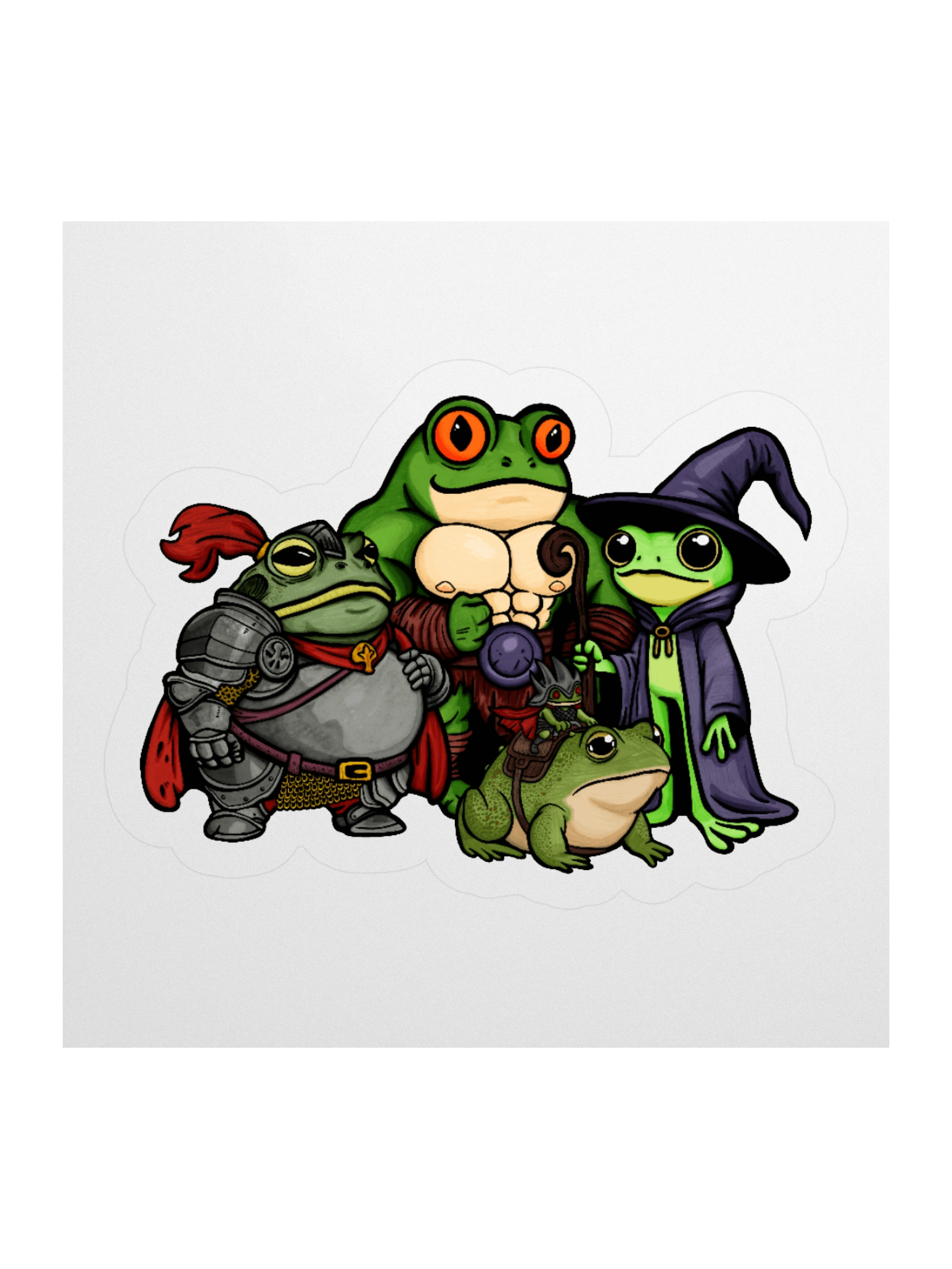 Dungeons and Frogs Sticker product image (2)