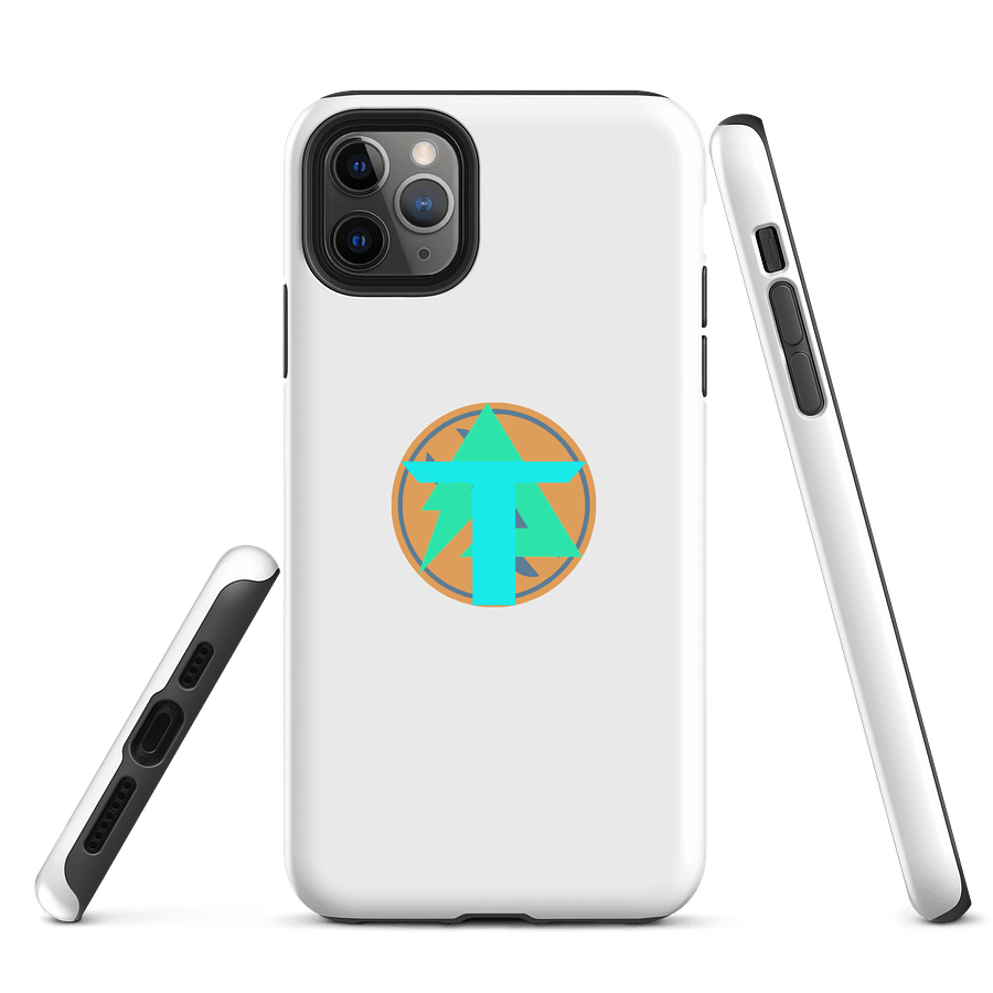 Terengineer Logo Tough iPhone Case (White) product image (1)