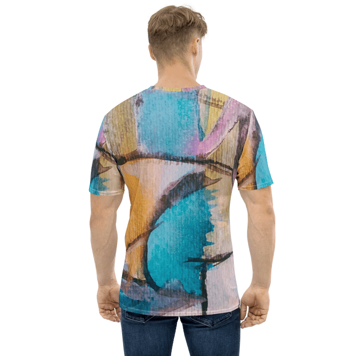 original watercolour painting on tshirt product image (1)