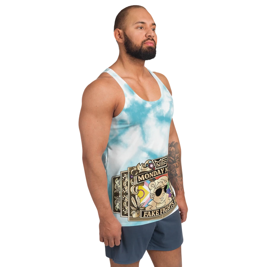 MNFF Championship belt Blue Tie Dye 