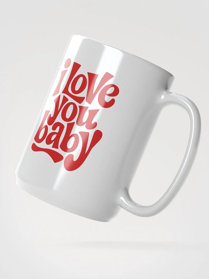 Bold Love Statement White Glossy Mug product image (2)