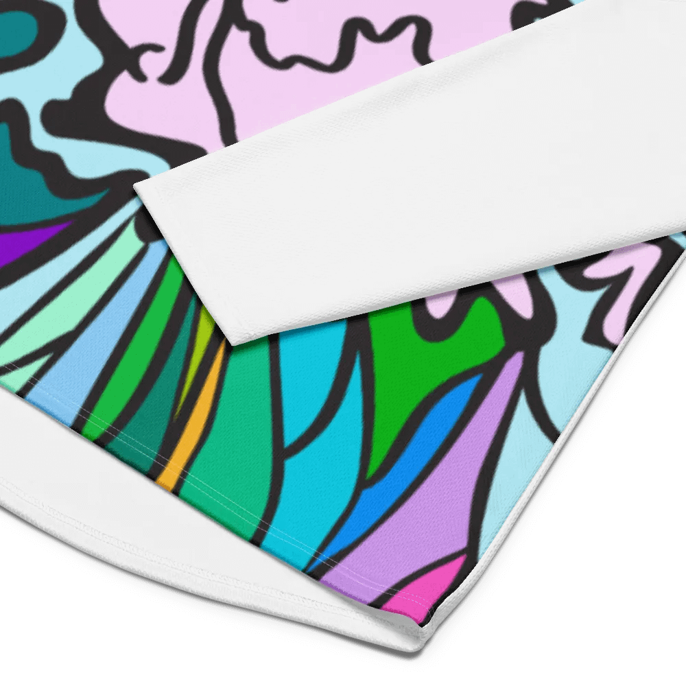 Vibrant Abstract Harmony Hockey Jersey - Wave at Sunset product image (3)