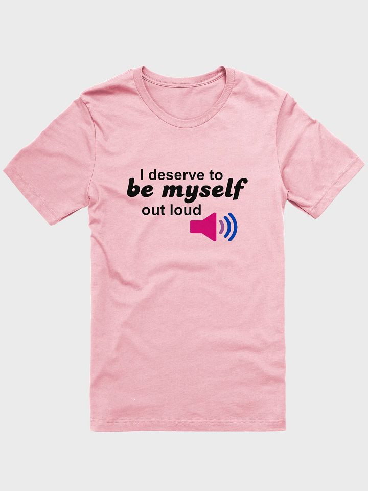 be myself out loud bisexual t-shirt product image (1)