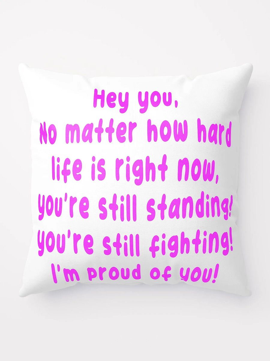 Hey You Pillow Case - pink product image (9)