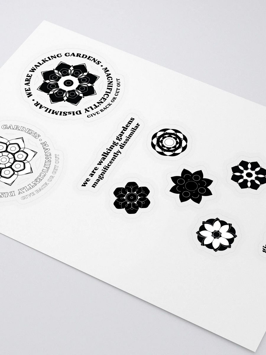 Walking Gardens sticker set 1 product image (2)