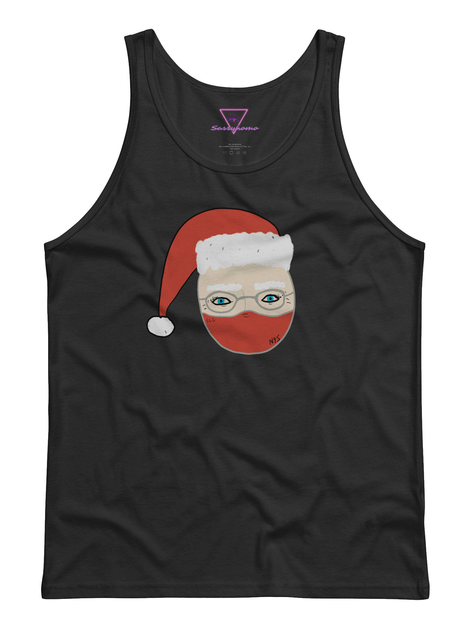 Santa Mask tank product image (1)