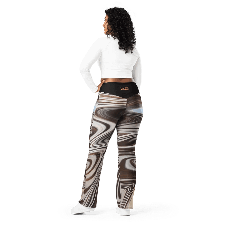 Swirl of Serenity Flare Leggings product image (6)