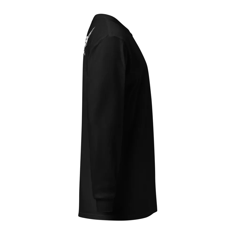 Unisex Garment-Dyed Heavyweight Long Sleeve Shirt - White HApex Gear White Logo product image (8)