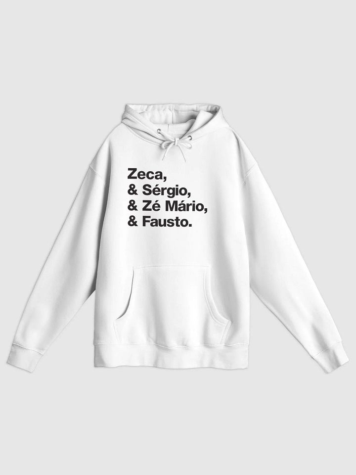 Hoodie Zeca, Sérgio, Zé Mário, Fausto — claro product image (1)