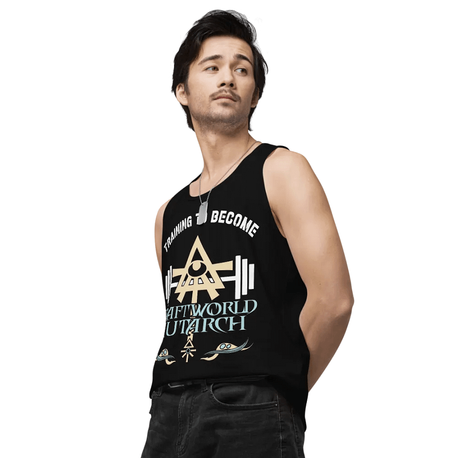 Training to Become Craftworld Autarch - Warhammer Aeldari Gym Tank top product image (5)
