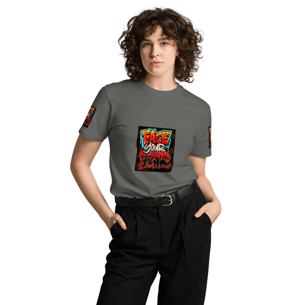 Confront Fear Graffiti T-Shirt product image (11)
