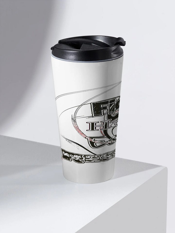 Fight Hard Earn Respect - White - Stainless Steel Travel Mug product image (2)