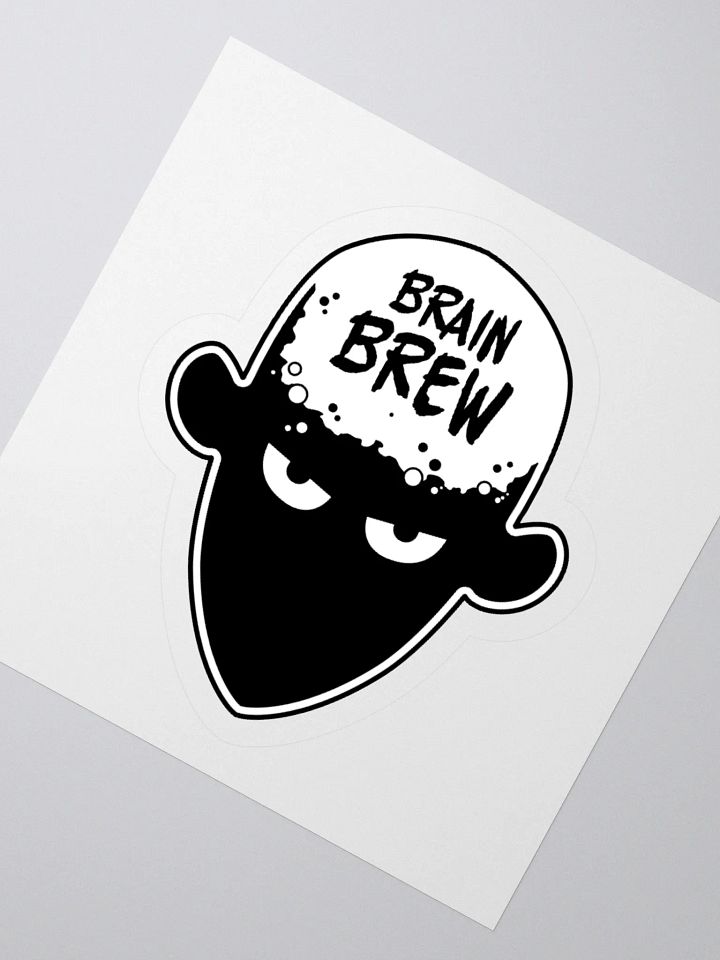 Brain Brew Student Coffee Lover Sticker product image (5)