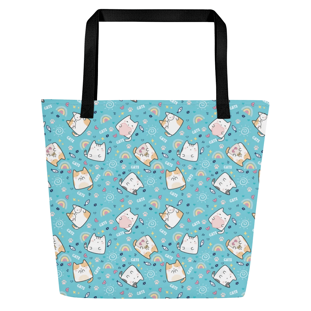 Whimsical Cat Paradise Tote Bag product image (1)