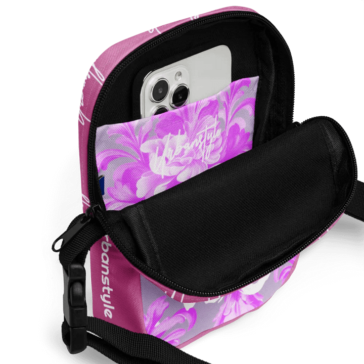 Elegant Floral Symmetry Crossbody Bag product image (2)