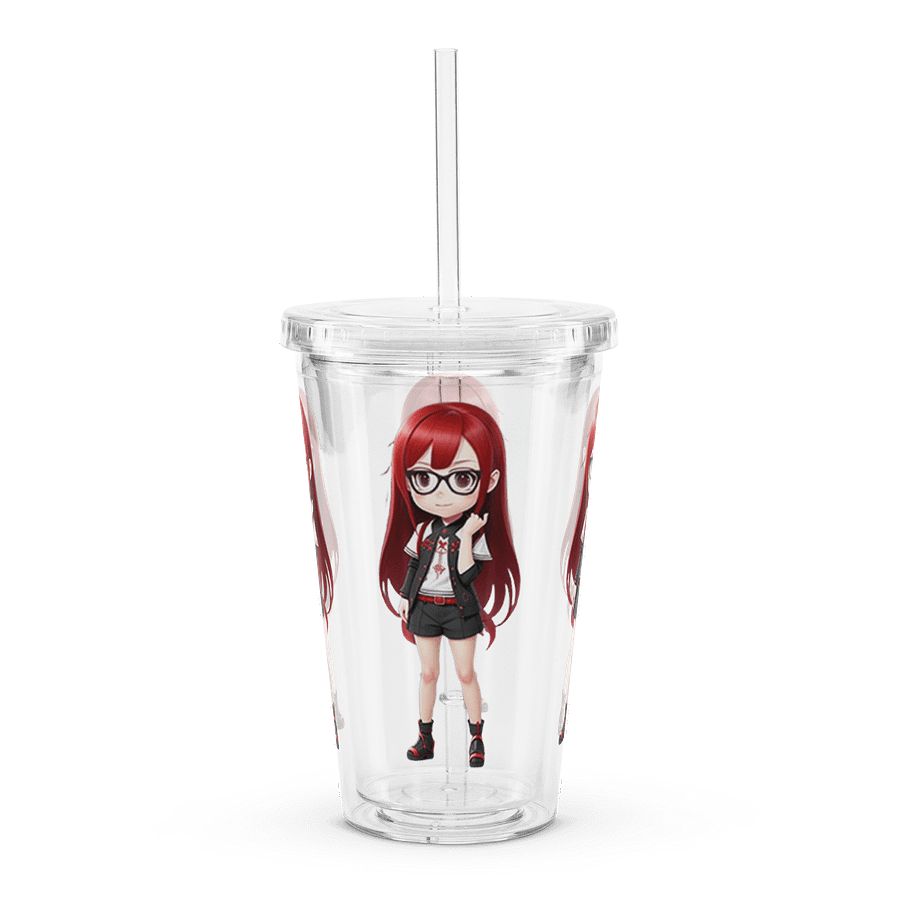 (Red CHIBI) K Clear Plastic Tumbler product image (1)