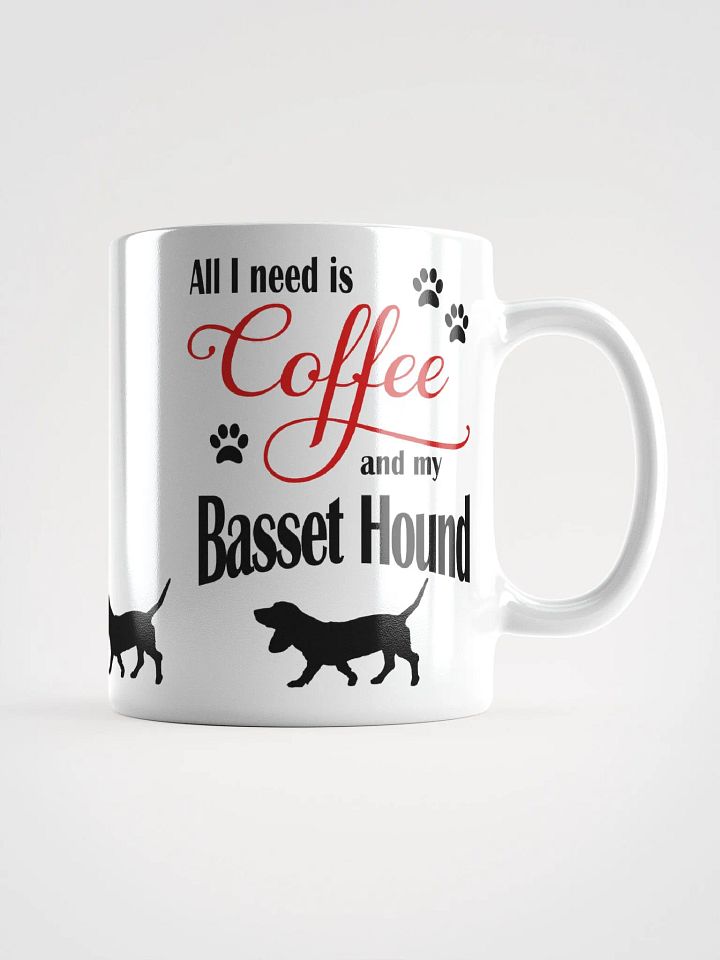 Coffee and my Basset Hound Mug product image (1)