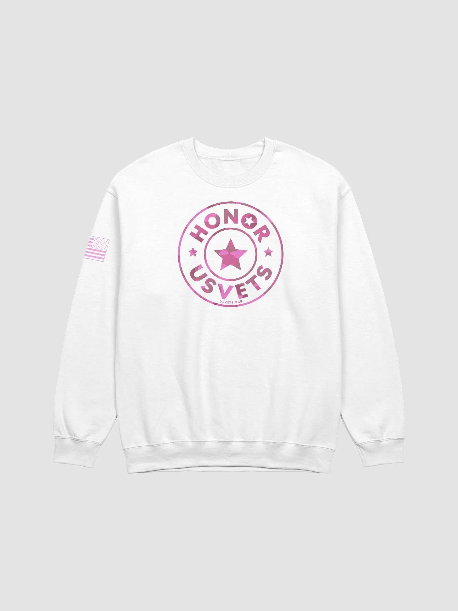 HONORUSVETS - PINK STAR CREWNECK product image (1)