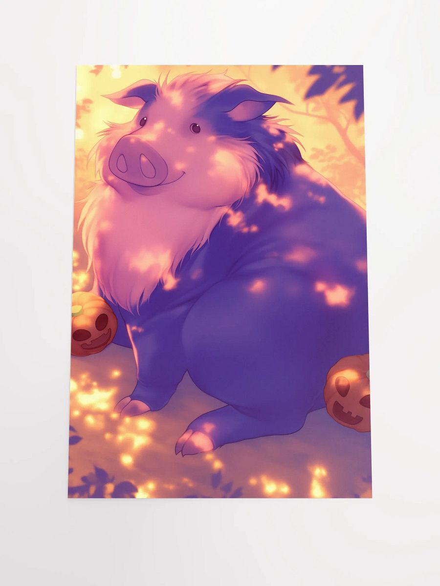 Whimsical Piggy Paradise Poster product image (1)