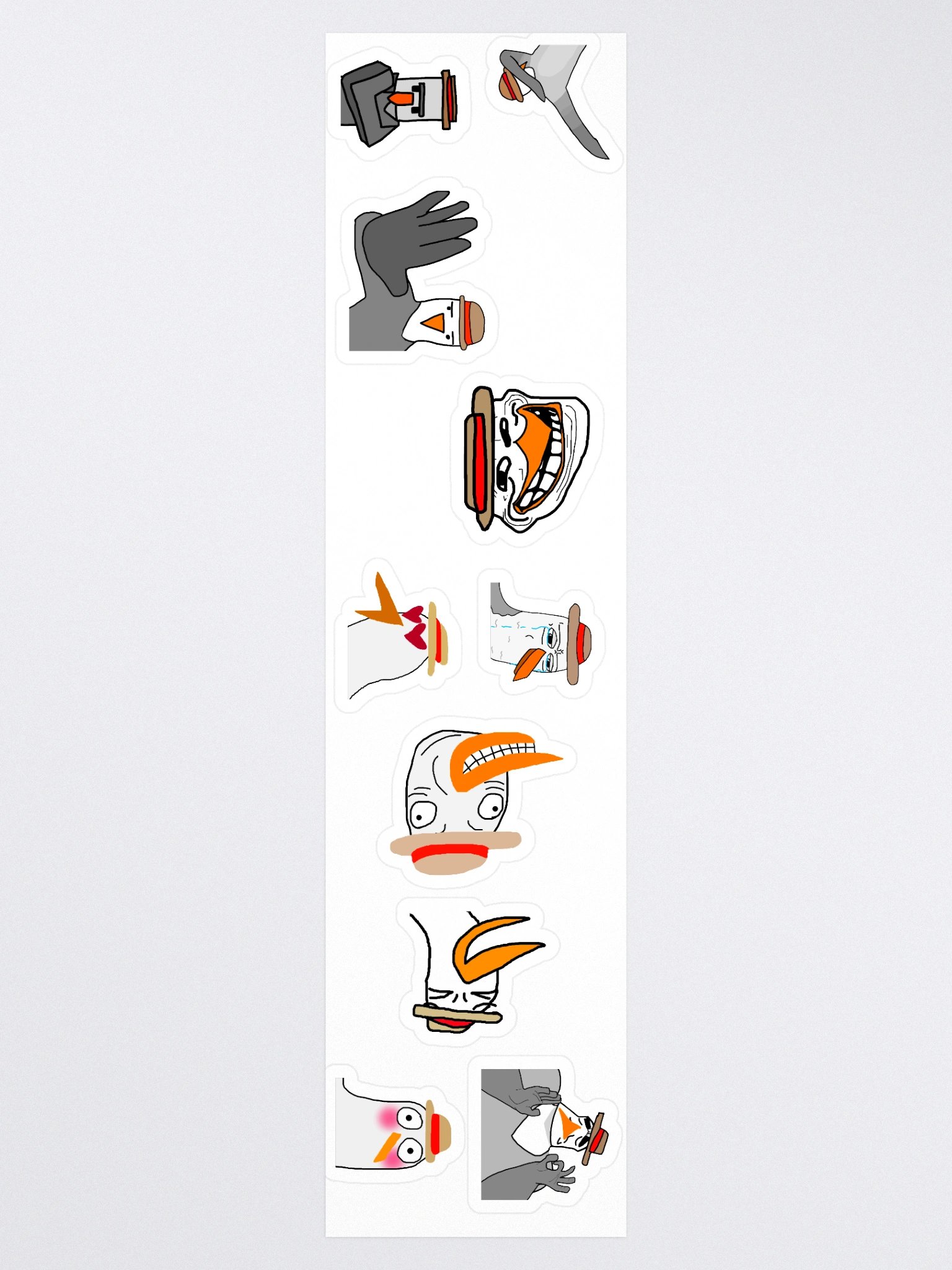 Iconic CringyGull Sticker Set product image (3)