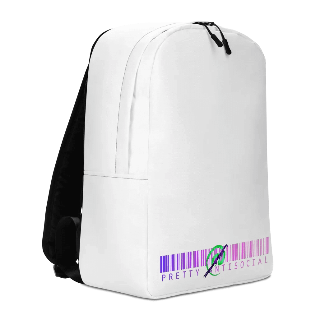 Pretty AntiSocial Barcode Minimalist Backpack product image (3)