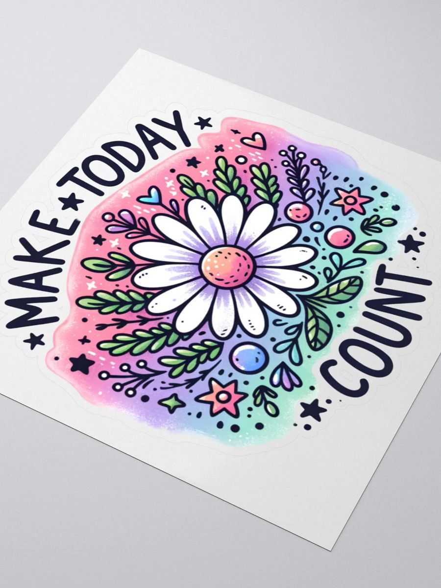 Make Today Count Floral Sticker Pack product image (8)